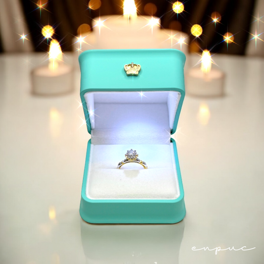 0.5ct Blooming Moissanite Ring