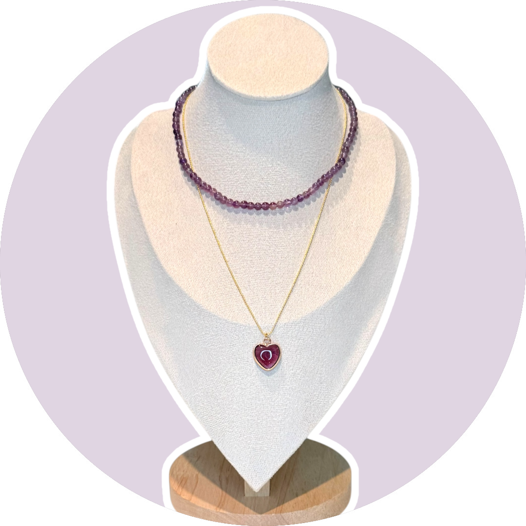 Amethyst Necklace ✿Handmade✿