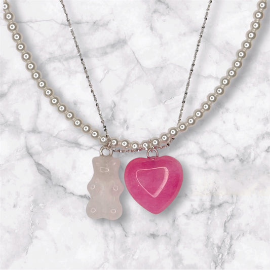 Gummy Layered Necklace ✿Handmade✿