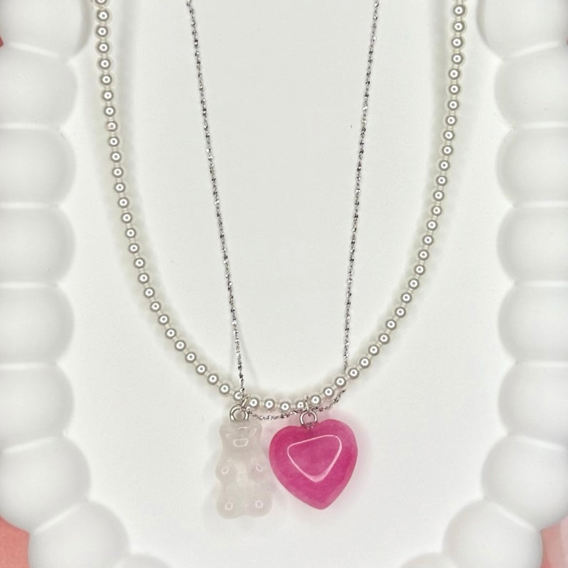 Gummy Layered Necklace ✿Handmade✿