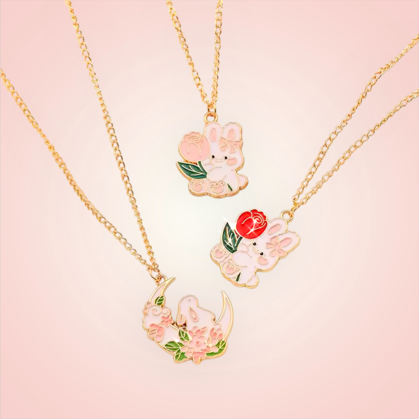 Blossom Bunny Necklace Collection