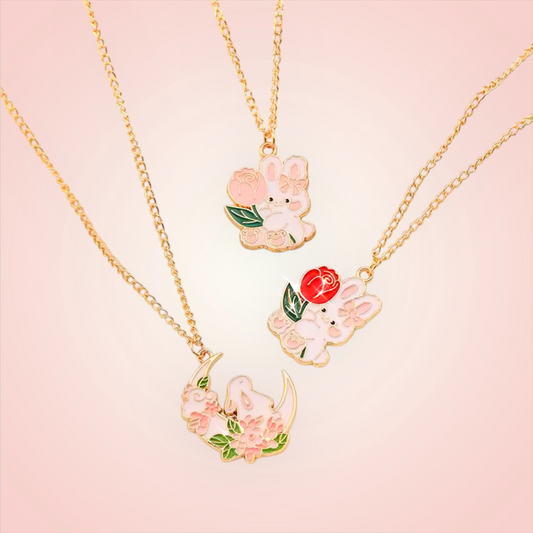 Blossom Bunny Necklace Collection