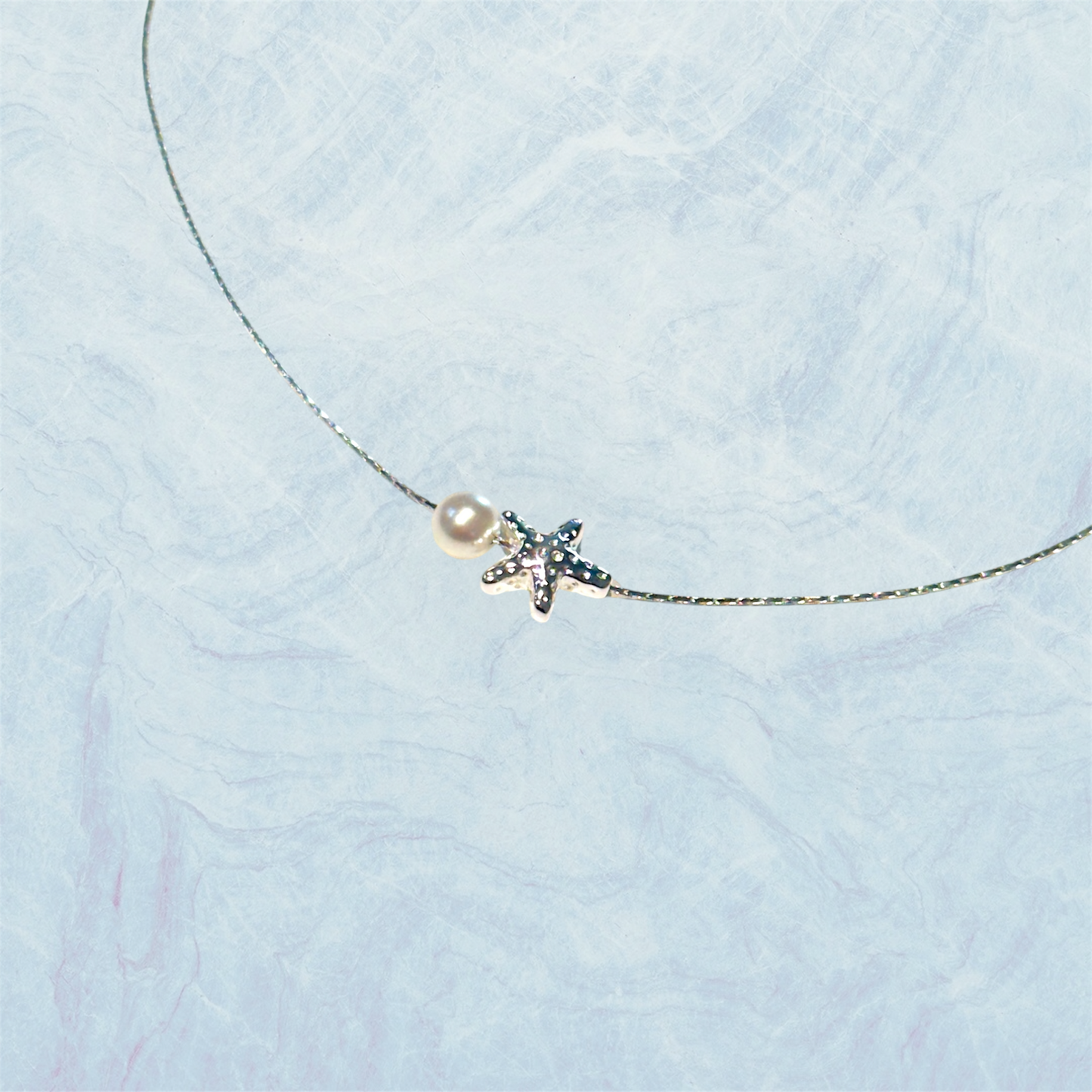 Starfish Pearl Necklace