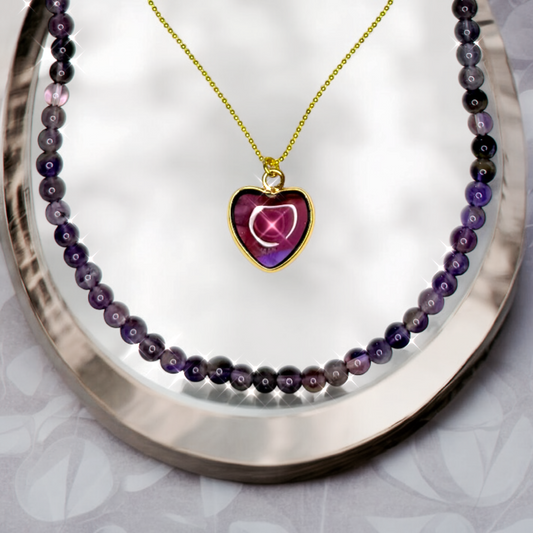 Amethyst Necklace ✿Handmade✿