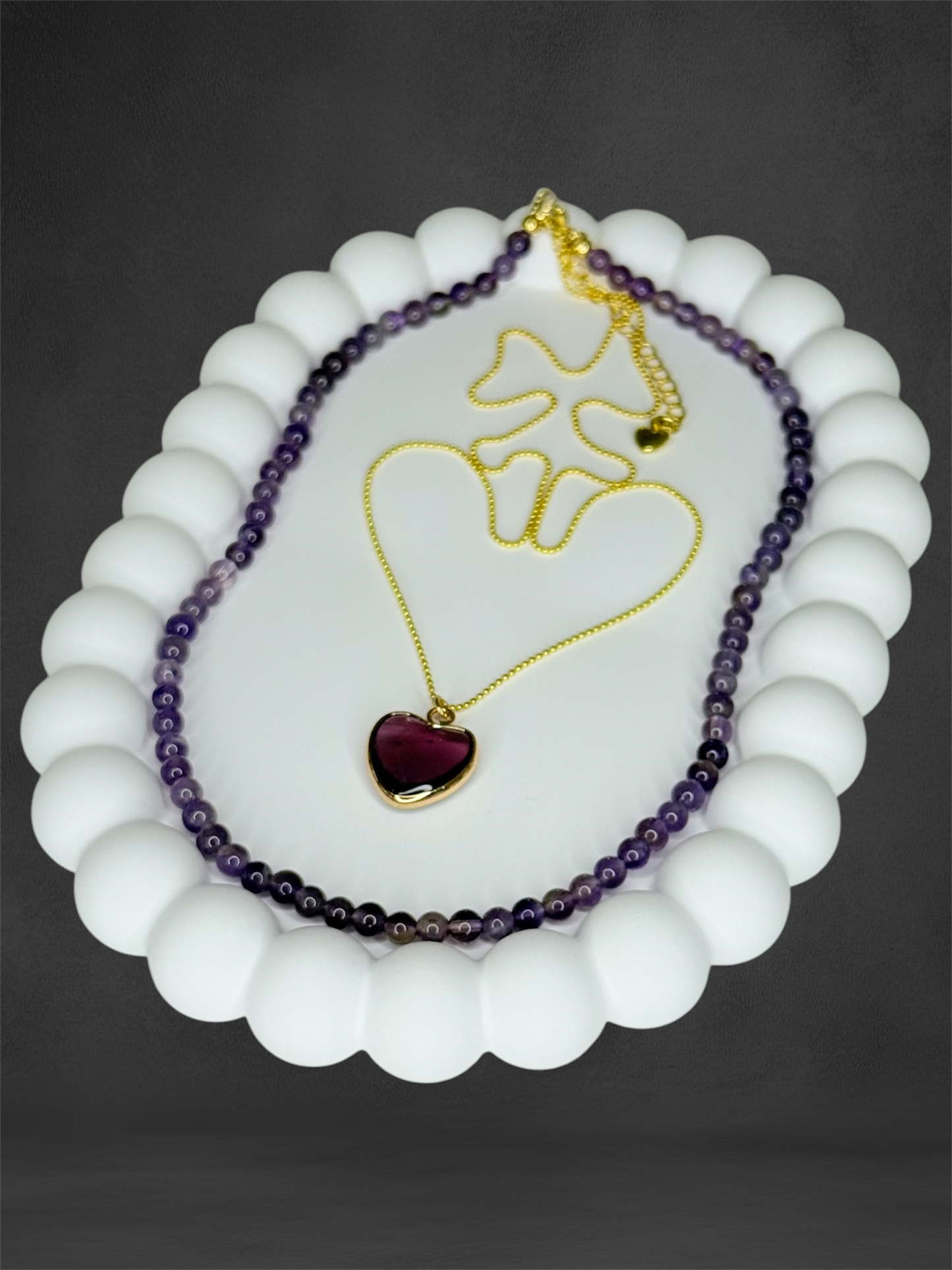 Amethyst Necklace ✿Handmade✿