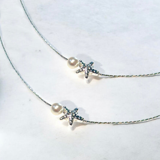 Starfish Pearl Necklace
